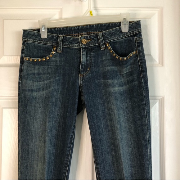 Tory Burch Skinny Blue Jeans Size 27 - Picture 2 of 16